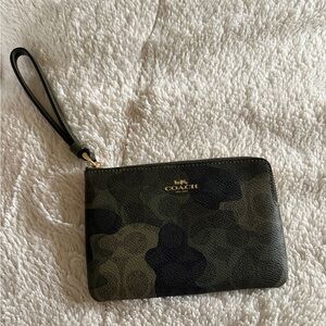 Coach Camouflage Wristlet